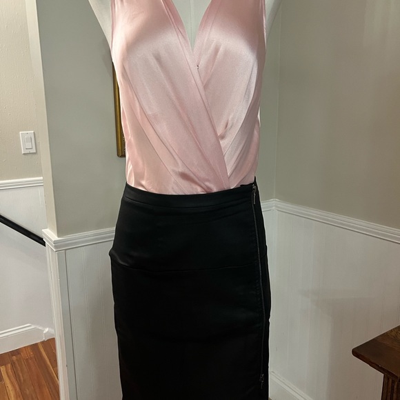 FC Jeans Gazelle Front zip pencil black size 8 skirt - Picture 2 of 10